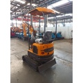 Rhinoceros Mini Excavator XN12 com o motor Kubota e a tampa traseira aberta