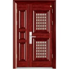 Double Steel Door, Main Door with Small One, Size Can Customize