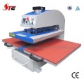 CE Approved 40X60cm Automatic Pneumatic Double Station Heat Press Machine