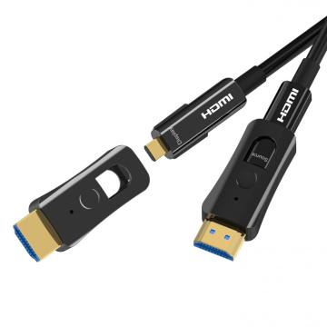 4K HDMI DUCTED FIBROPTIC CABO