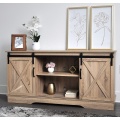 Sliding Barn Doors TV Stand for Home