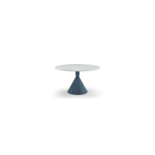 mesa de café redonda de ratán muebles de ratán diseño italiano