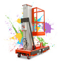 10m self-Propelled Scissor Hydraulic elevated Work Platform lift