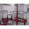 Automobile wheel spraying production line