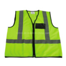 En471 Standard Popular Reflexivo Waring Reflective Vest com Zipper