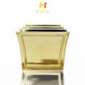 Gold Color Square Plastic Perfume Bottle Cap Cosmetic Lids