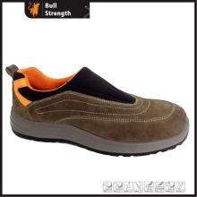 Chaussures de sécurité en cuir avec semelle PU/PU (SN5426)