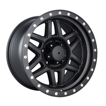 Aluminium Jeep Wheel Balck With Rivet