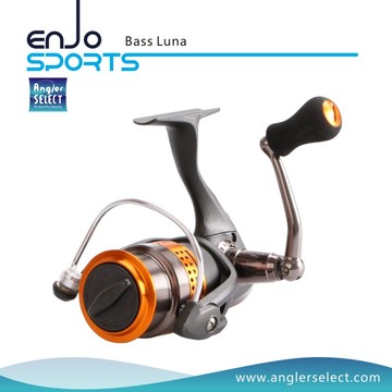 Angler Select Bass Luna Extreme Light Weight Bass Fishing Spinning Reel Salt & Fresh Water Hpb Ball Bearings Fishing Reel