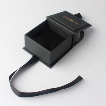 Square black necklace jewelry paper box