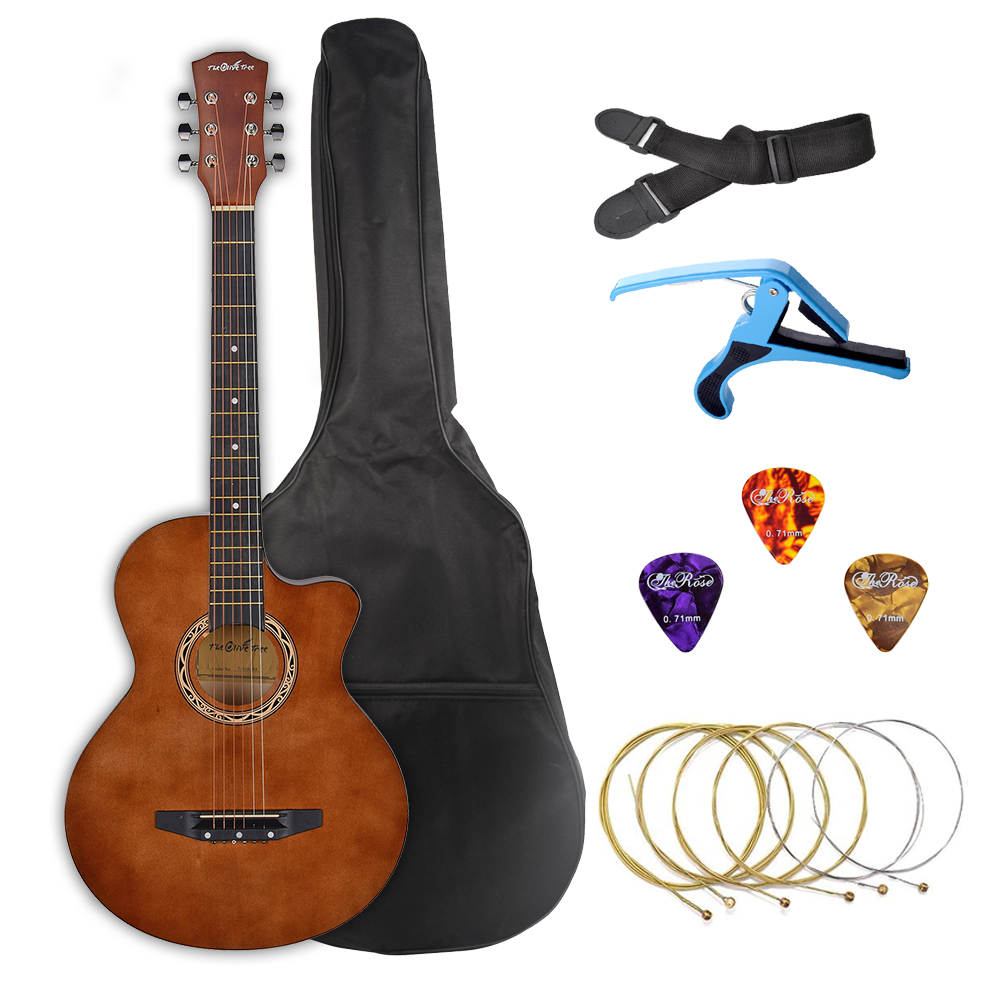 The Olive Tree 38 inch Beginner Acoustic Guitar (1) The Olive Tree 38 inch Beginner Acoustic Guitar (1)