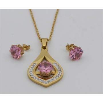 Ladies Necklace And Earring  Crystal Jewelry sets