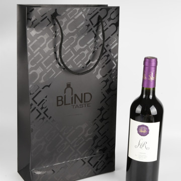 Personalized Paper Wine Bottle Gift Bags