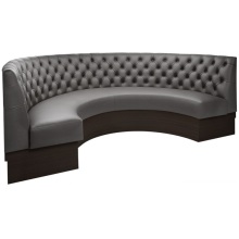 Costomized Leder Stoff Ushape Round Restaurant Stand Sofa