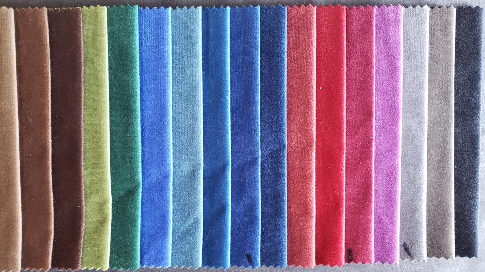 Holland Velvet Fabric Colorful A Holland Velvet Fabric Colorful A