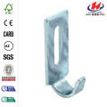 White Extruded Aluminum Sliding Door Keeper