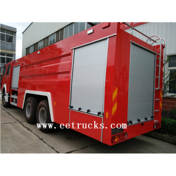 HOWO 16 Ton Dry Powder Fire Trucks