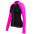 Seaskin Front Zip Surf Rash Gaurds For Womens