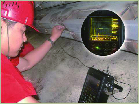 Ultrasonic test for Telecom Container Integrated Type