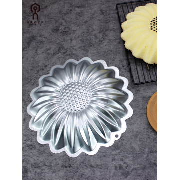 Aluminium Alloy Sunflower Cake Pan