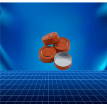 оранжевая алюминиевая крышка для контактных линз