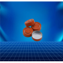 orange aluminium cap for contact lens