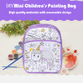 Sac à dos pour le sac de peinture de bricolage pour enfants