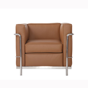 Fauteuil classique Le Corbusier LC2 en cuir