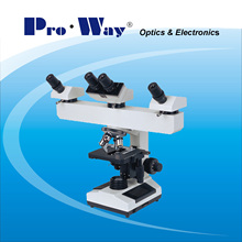 Microscope biologique professionnel avec trois têtes de tête de visionnement (XSZ-PW304)