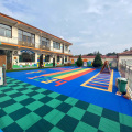 outdoor Interlock Sports court tiles for kid's playground