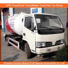 Dongfeng 10cbm LPG Bobtail petrolero de gas del camino 5tons para la venta