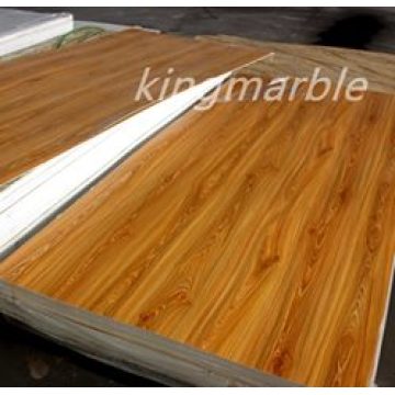 2016 caliente venta mesa de madera superior del Panel del PVC para la venta