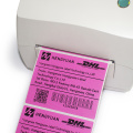 Adesivo de etiqueta colorida compatível com impressora zebra