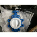 PTFE Coated Lug Type Butterfly Valve (D7L1X-10/16)