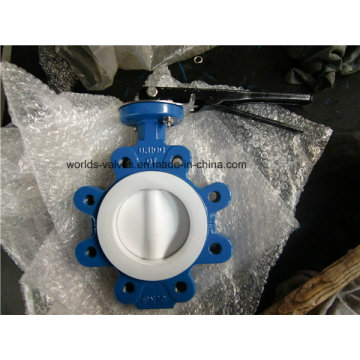 PTFE Coated Lug Type Butterfly Valve (D7L1X-10/16)