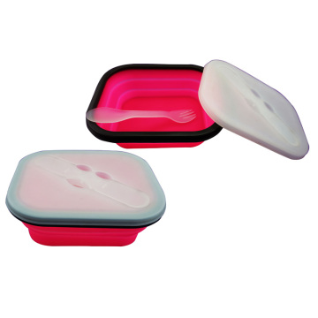 silicone foldable bowl lunchbox