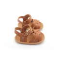 Skid Proof Buckle Genuine Leather Baby Sandals