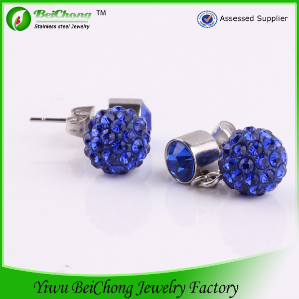 Earring With Blue Sapphire