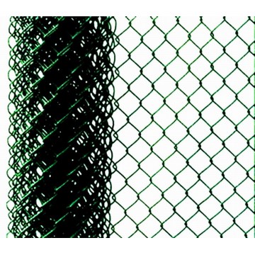 PVC Coated Iron Wire Mesh Chain Link Fence for Playground