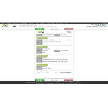 Стальные проводные стержень Индия Импорт данных