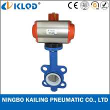 Dn80 3 Inch Wafer Connection Air Water Pneumatic Butterfly Valve