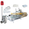 Double Worktables Food Box Vacuum Forming Machine