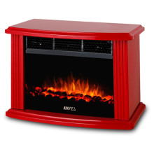 Red-Electric Mini Fireplace