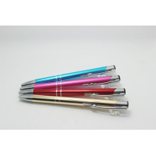 Promoção Alumínio Ballpoint Pen com Silver String