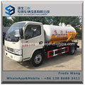 Camion citerne à aspiration d&#39;égout Dongfeng 5000 Litres Camion sucette d&#39;eaux usées à vendre