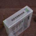 Silver Hot stamping Plastic PVC Folding box with your branding (gift bag)