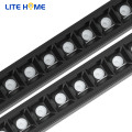 Centre commercial 4 luminaires LED de piste filaire