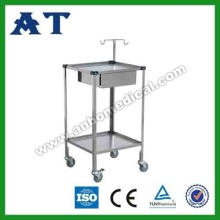 Stainless steel angle Anaesthesia trolley