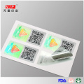 Security Plastic Seals Sticker With QR Code Printing
