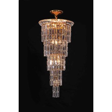 Hotel Lobby Hanging Chandelier Crystal (90305 L13)